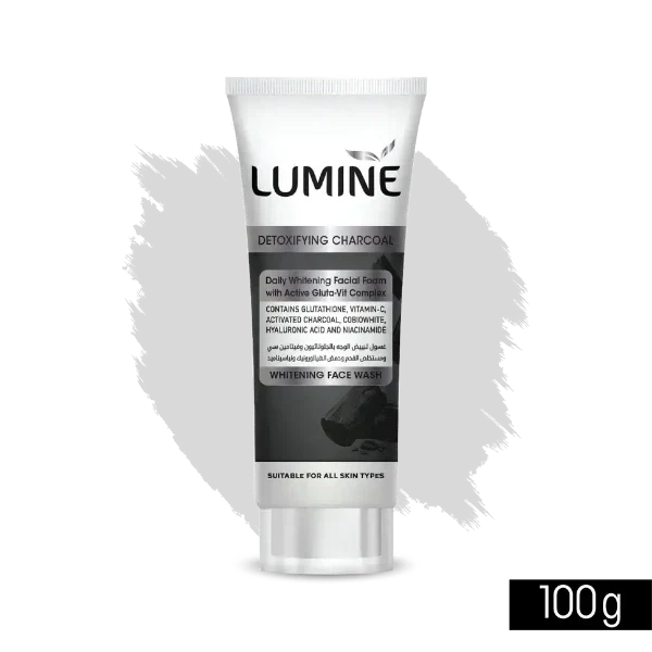 Lumine Detoxifying Charcoal Whitening Face Wash 100ml Lumine