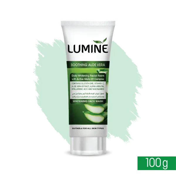 Lumine Soothing Aloe Vera Whitening Face Wash 100ml Lumine