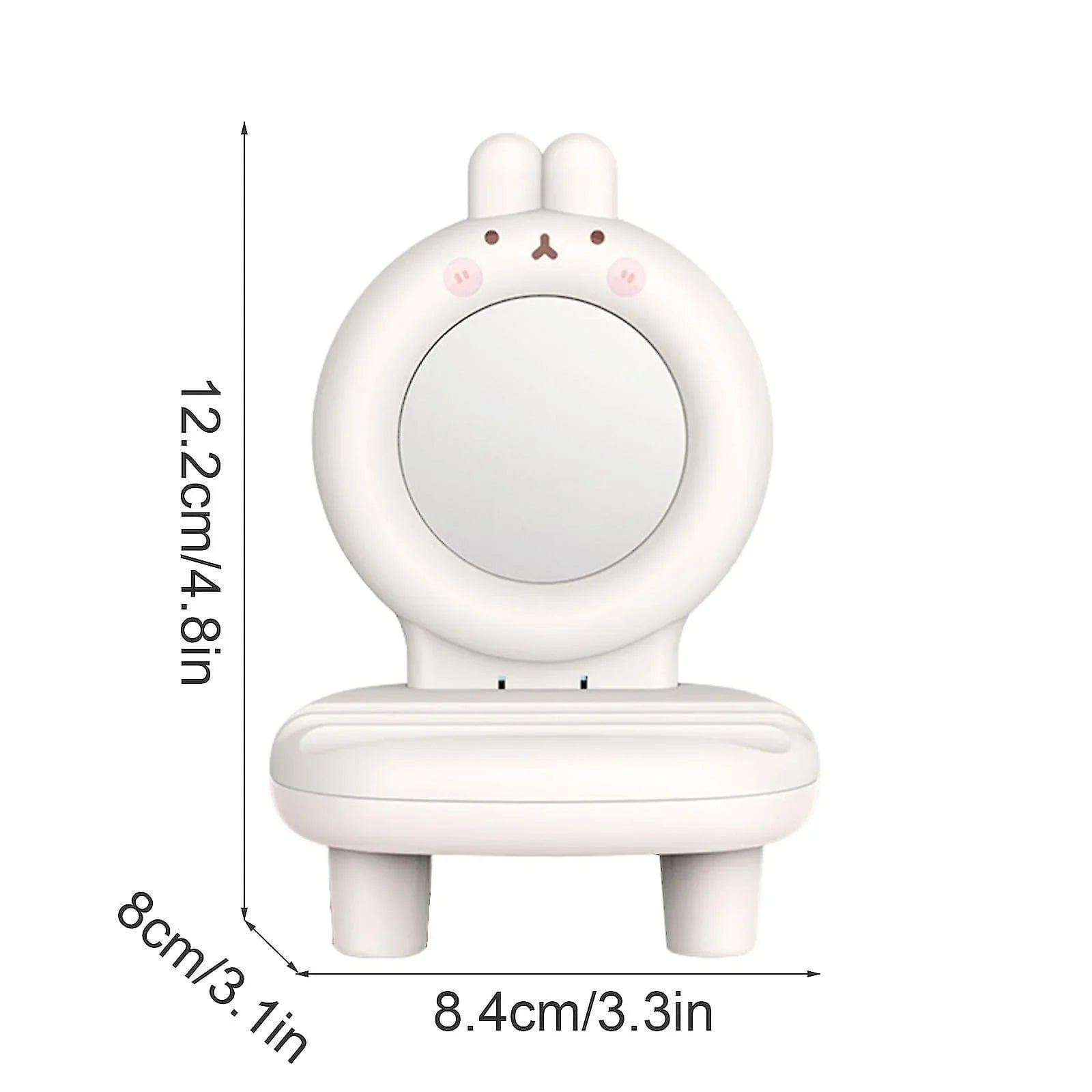 Cute Mobile Phone Chair Table Stand with Mirror Cosmia.pk