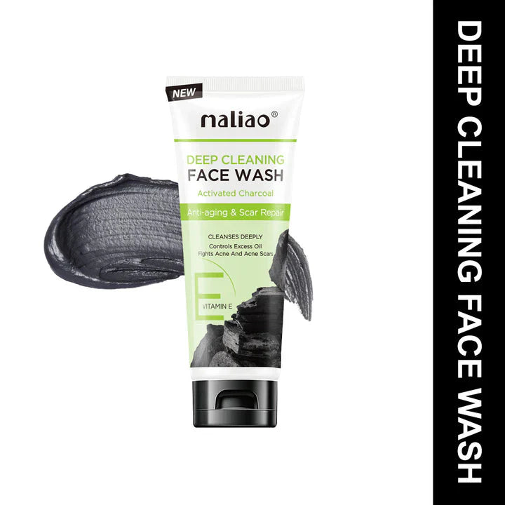 Maliao Charcoal Face Wash with Activated Charcoal - 130g Maliao
