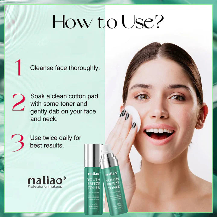 Maliao Youth Freeze Toner with Tea Tree Green - 100ml Maliao