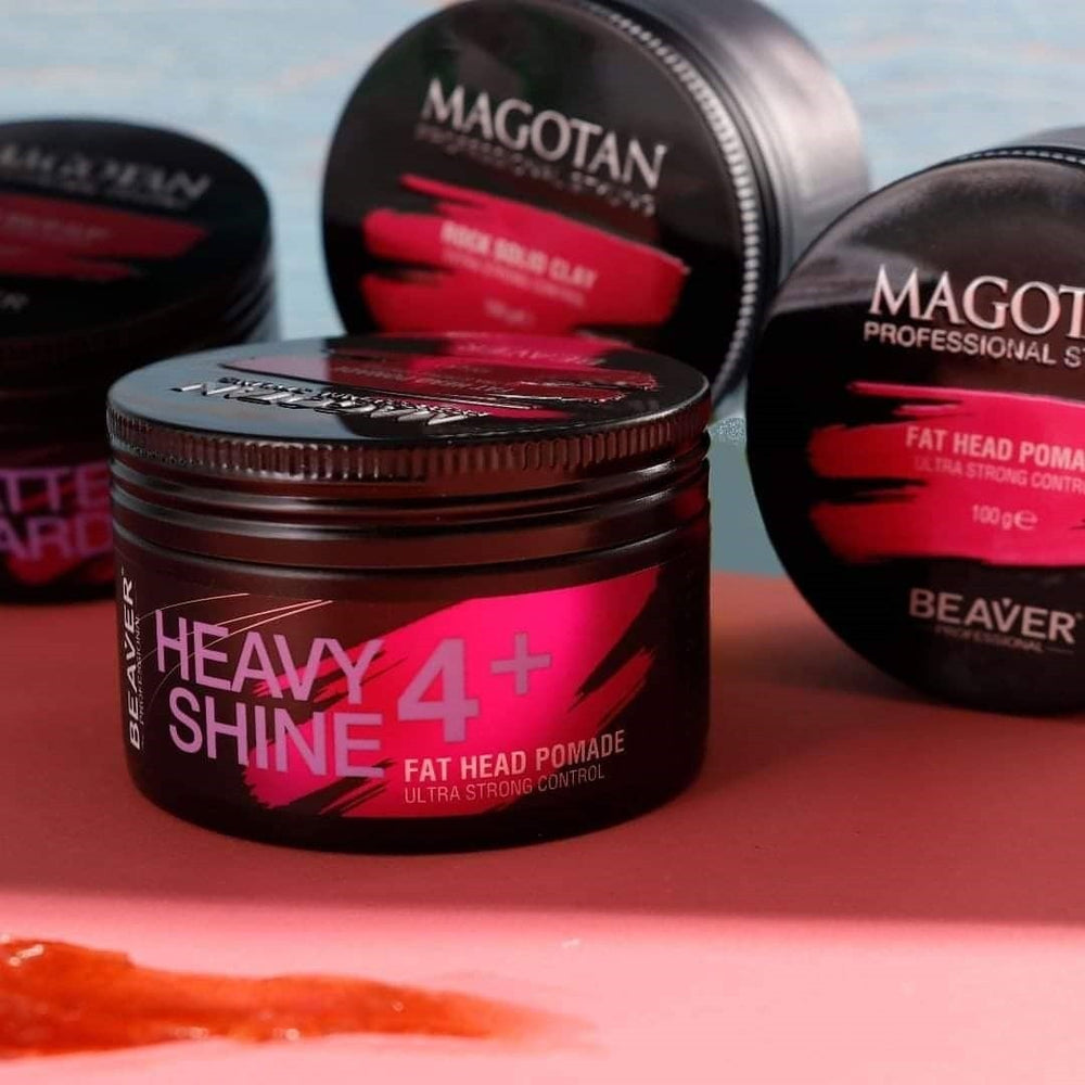 Beaver Magotan Heavy Shine 4+ Fat Head Pomade Ultra Strong – 100g Cosmia.pk