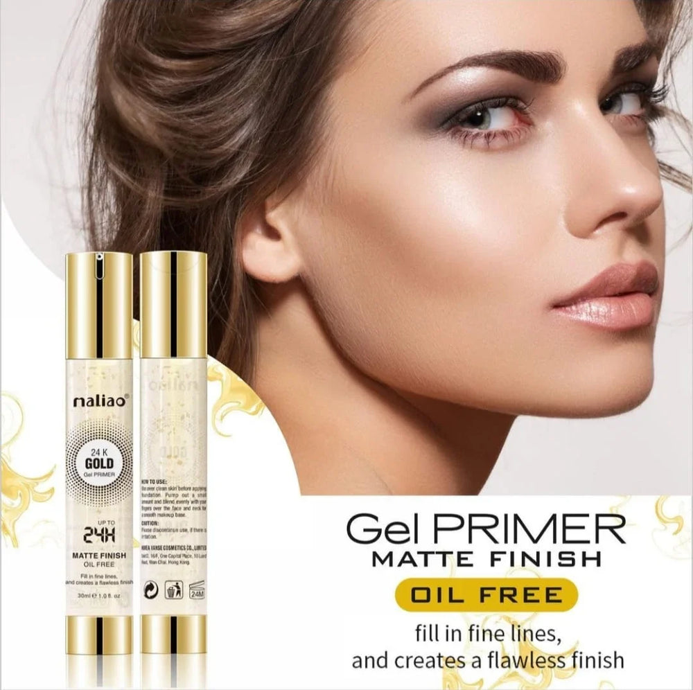 MALIAO 24K Gold Gel Matte Finish Oil-Free Primer  - 30ml Maliao
