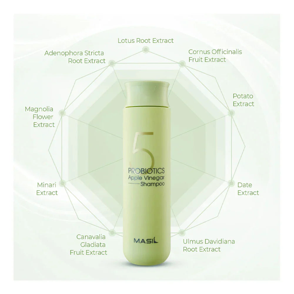 MASIL 5 PROBIOTICS Apple Vinegar Shampoo - 300ml Masil