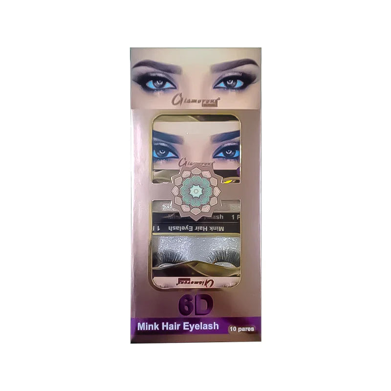 Glamorous Face 6D Mink Hair Eyelashes 10 Pieces GF 8064 Glamorous Face