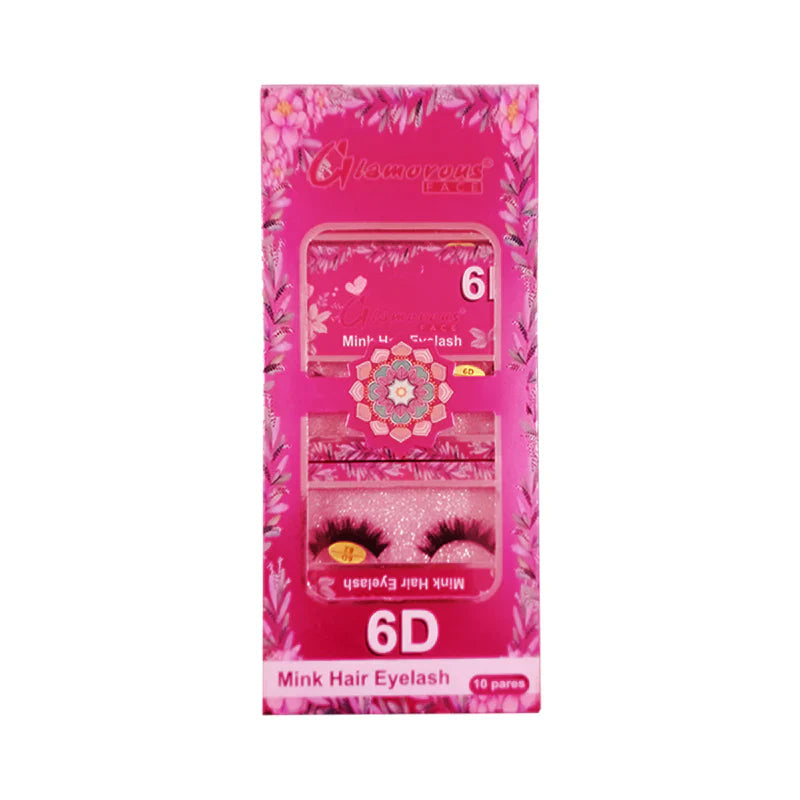 Glamorous Face 6D Mink Hair Eyelashes 10 Pieces GF 8065 Glamorous Face