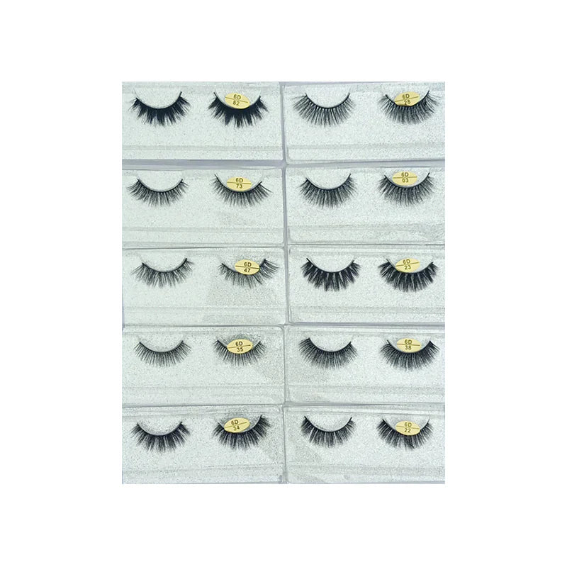 Glamorous Face 6D Mink Hair Eyelashes 10 Pieces GF 8065 Glamorous Face