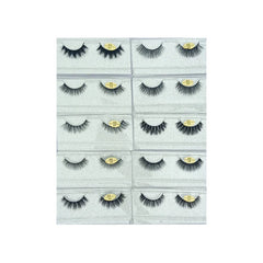 Glamorous Face 6D Mink Hair Eyelashes 10 Pieces GF 8065 Glamorous Face