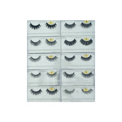 Glamorous Face 6D Mink Hair Eyelashes 10 Pieces GF 8064 Glamorous Face