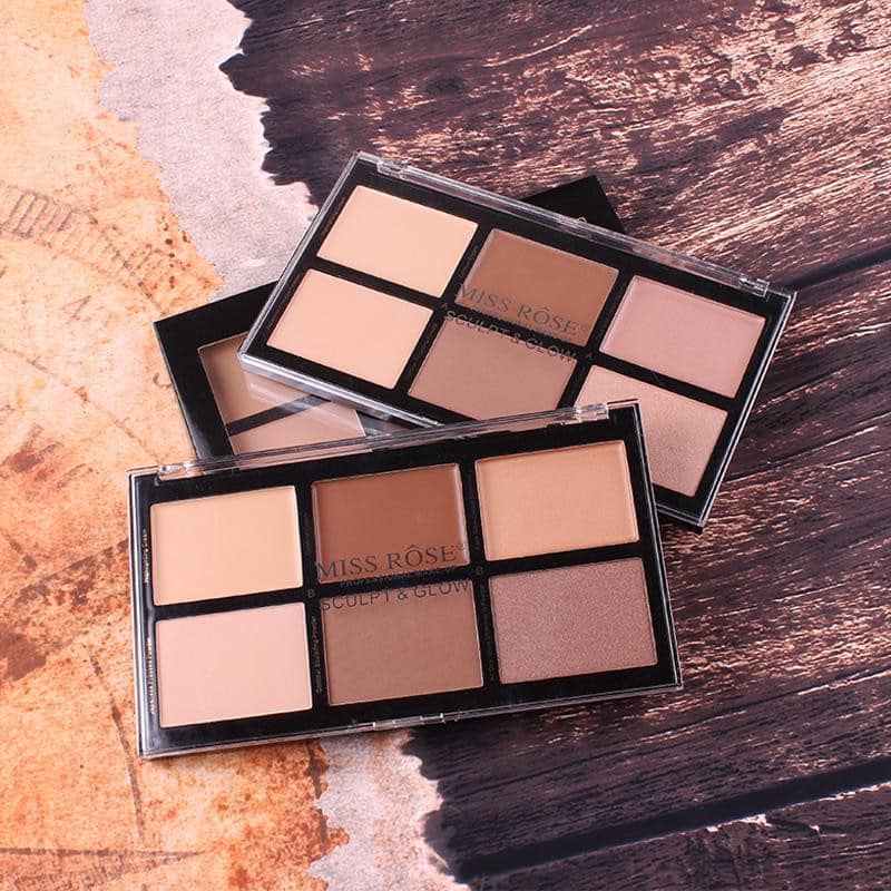MISS ROSE Contour and Highlight Palette Miss Rose
