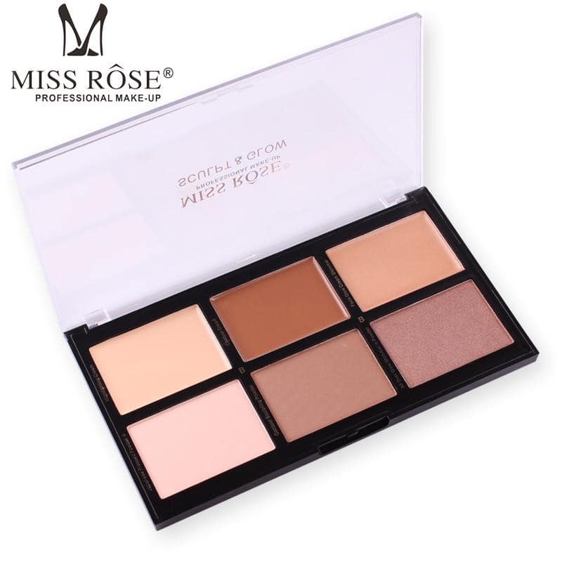 MISS ROSE Contour and Highlight Palette Miss Rose