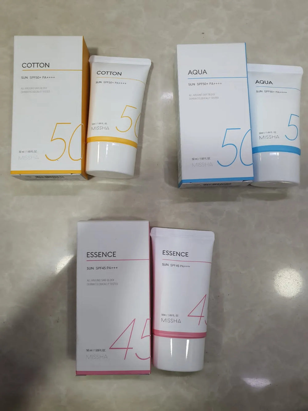 MISSHA All Around Safe Block Cotton Sun SPF50+ PA++++ (50 ml) MISSHA