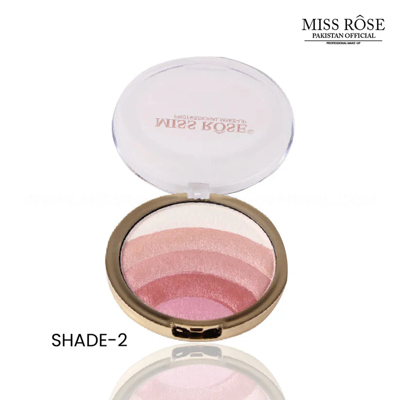 MISS ROSE 5 in 1 Eye Shadow & Highlighter Palette Miss Rose
