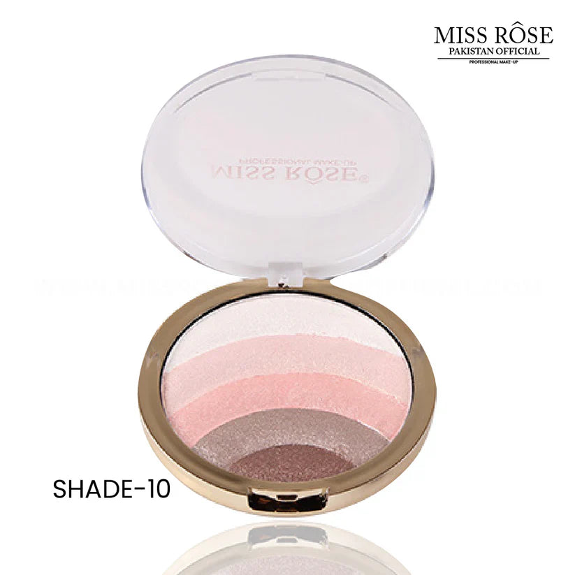 MISS ROSE 5 in 1 Eye Shadow & Highlighter Palette Miss Rose