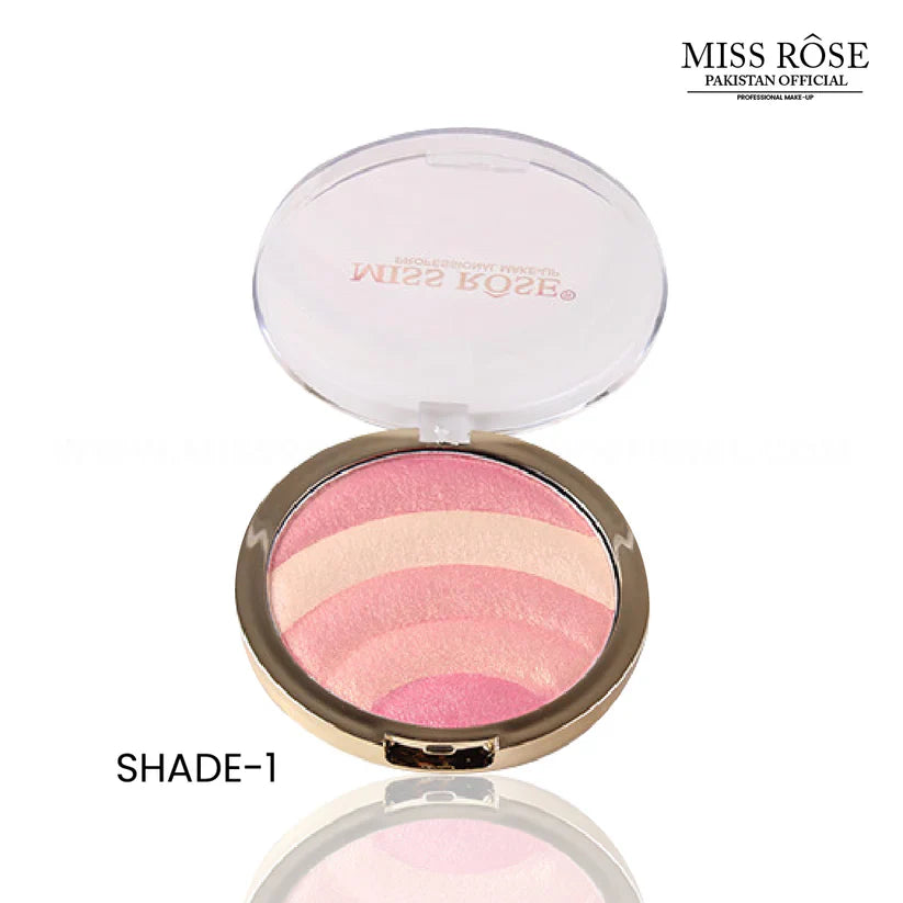 MISS ROSE 5 in 1 Eye Shadow & Highlighter Palette Miss Rose