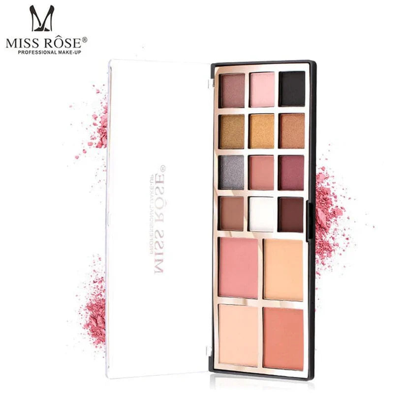 MISS ROSE Eyeshadow and Blush Palette Miss Rose