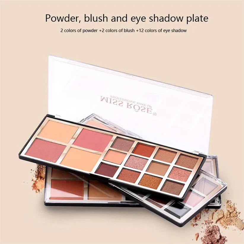 MISS ROSE Eyeshadow and Blush Palette Miss Rose