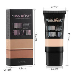 MISS ROSE Liquid Foundation Oil Free Lightweight - 35g Miss Rose