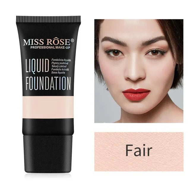MISS ROSE Liquid Foundation Oil Free Lightweight - 35g Miss Rose