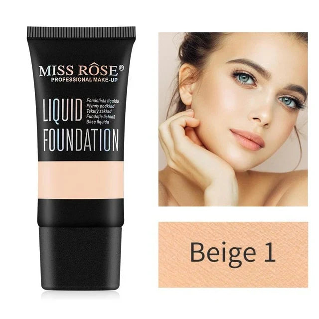 MISS ROSE Liquid Foundation Oil Free Lightweight - 35g Miss Rose