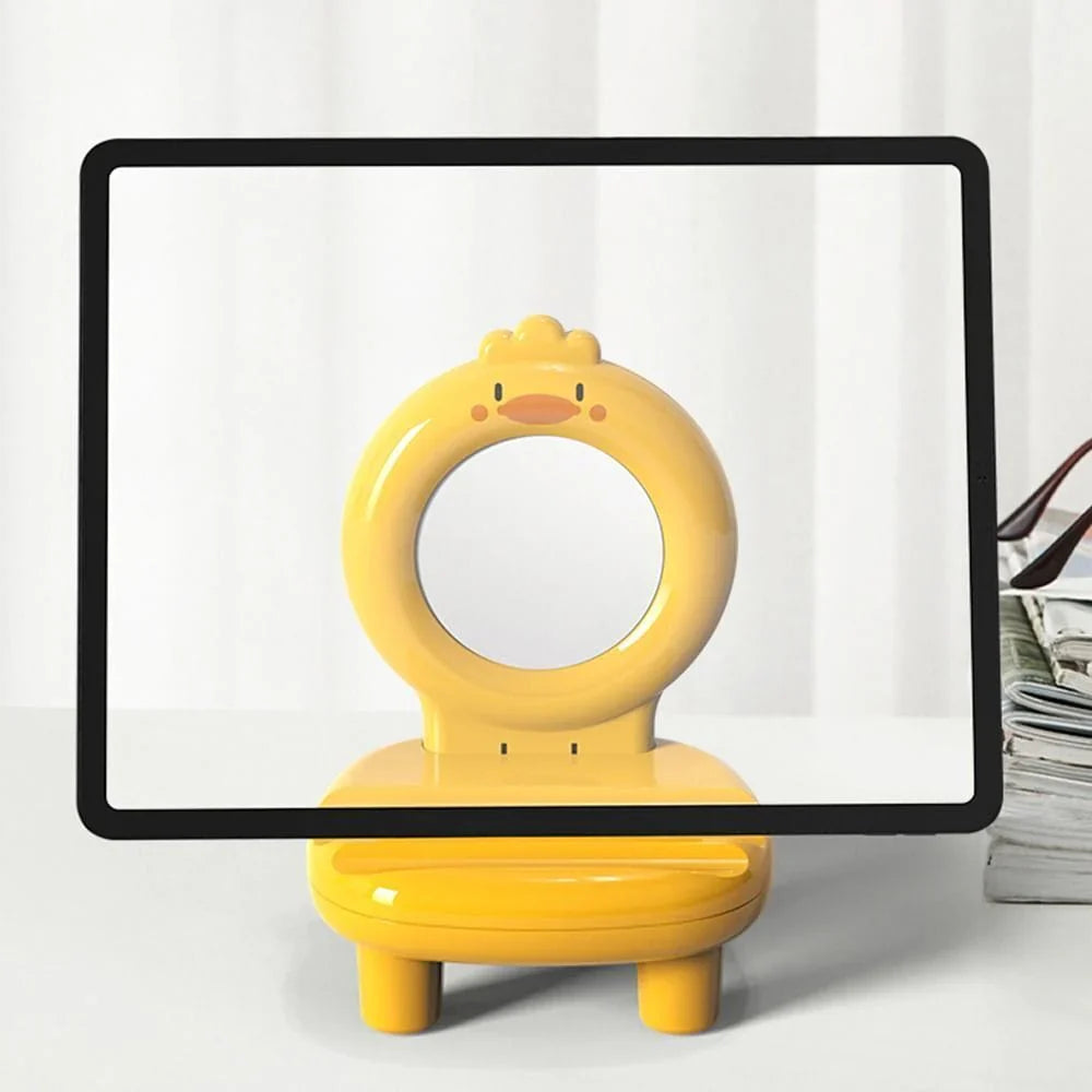 Cute Mobile Phone Chair Table Stand with Mirror Cosmia.pk