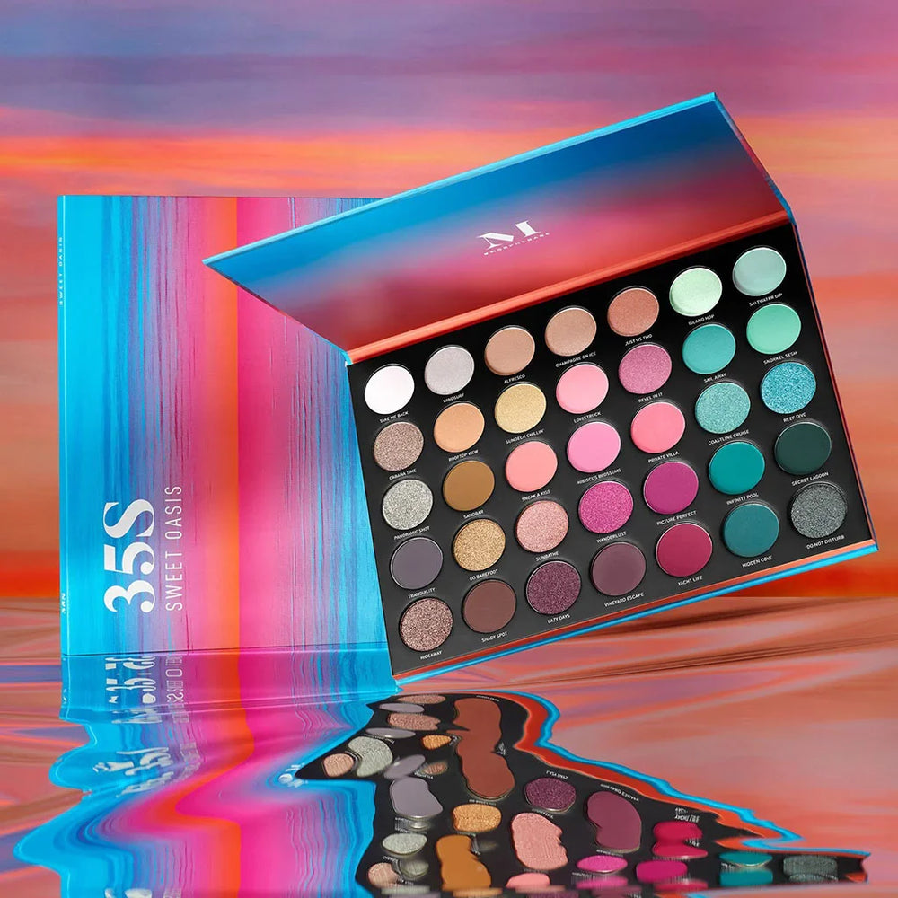 Original 35 Colors Morphe Sweet Oasis 35S Eyeshadow Palette Morphe