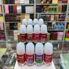 Mac glossy jelly nail paint - 12 Pcs Set Mac