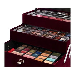 Make-up case Velvety Dark Berry 74 pieces Cosmia.pk