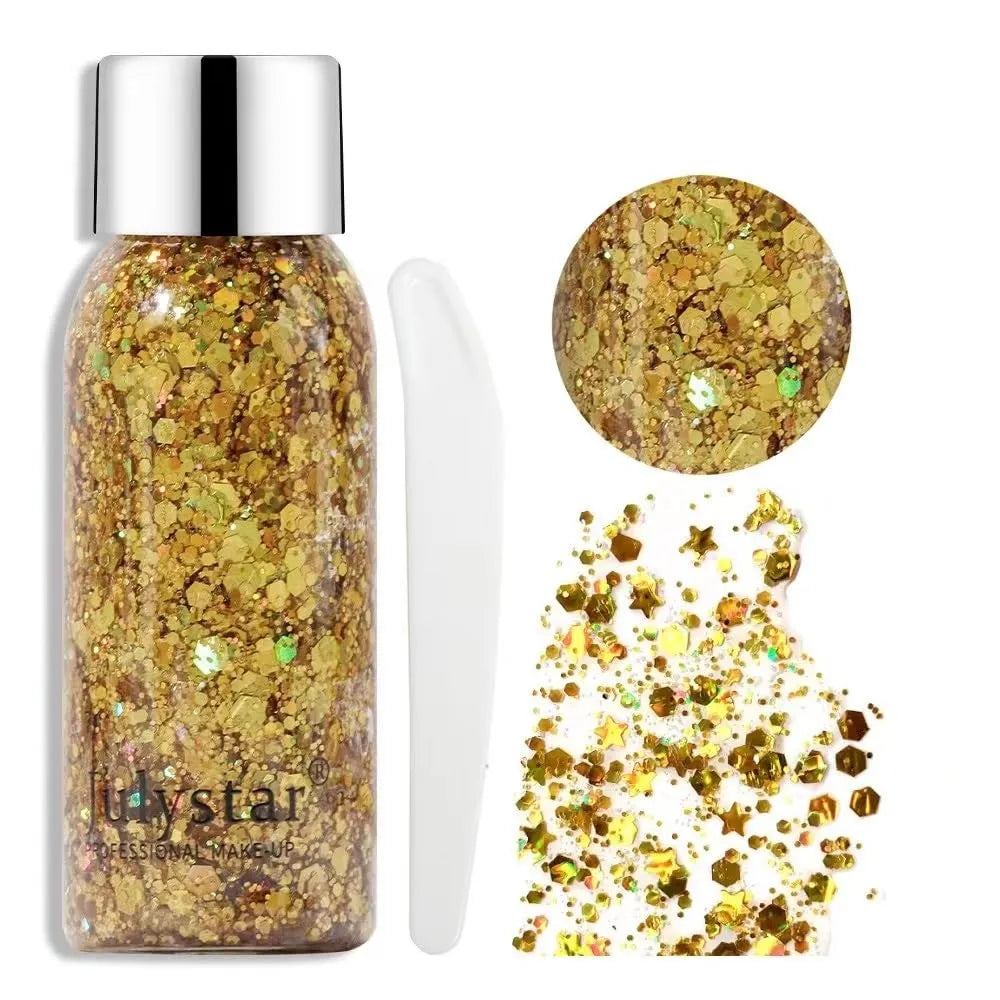 July Star Makeup Glitter Liquid Eye Shadow  - 30ml JulyStar