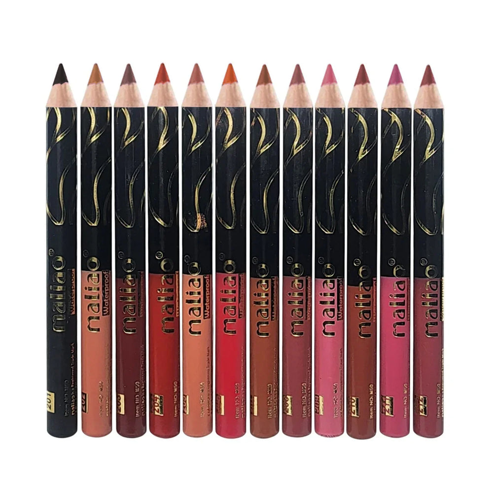 Maliao 12 Pcs Eye & Lip Liner Pencil Maliao