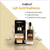 Maliao 24K Gold Serum for Smoothing Wrinkles & Revitalizing Skin - 30ml