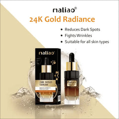 Maliao 24K Gold Serum for Smoothing Wrinkles & Revitalizing Skin - 30ml Maliao