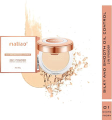 Maliao 2 in1 Perfect Coverage Powder For Girls & Women 20g Maliao