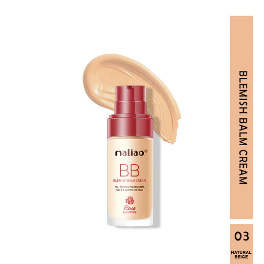 Maliao BB Blemish Balm Cream Rose Foundation Moisture - 30ml Maliao