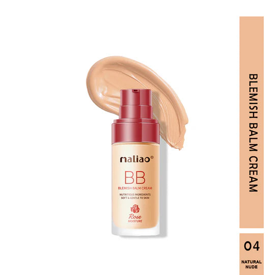 Maliao BB Blemish Balm Cream Rose Foundation Moisture - 30ml Maliao
