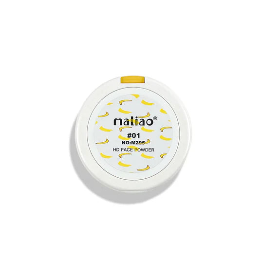 Maliao Banana HD 2 IN 1 Oil-Control Face Powder Compact - Matte Finish Maliao