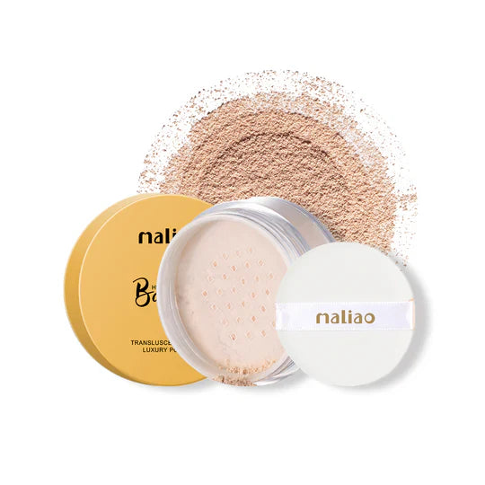 Maliao Luxury HD Banana Compact Powder - Perfecting Radiance for Flawless Skin Maliao