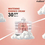 Maliao Whitening Essence Cream - Hyaluronic Acid & SPF 30 PA+++ for Radiant Skin - 30g