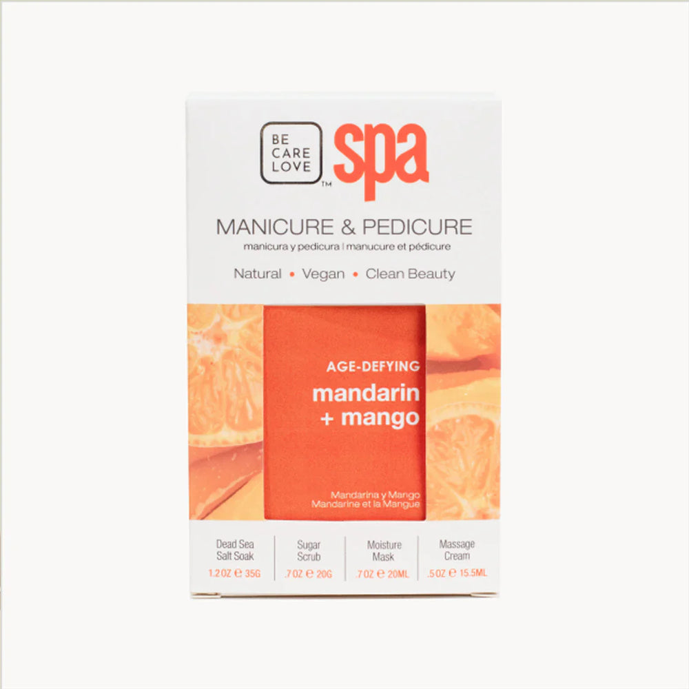 Be Care Love Mandarin and Mango Age-Defying Spa 4 Pcs Set Be Care Love
