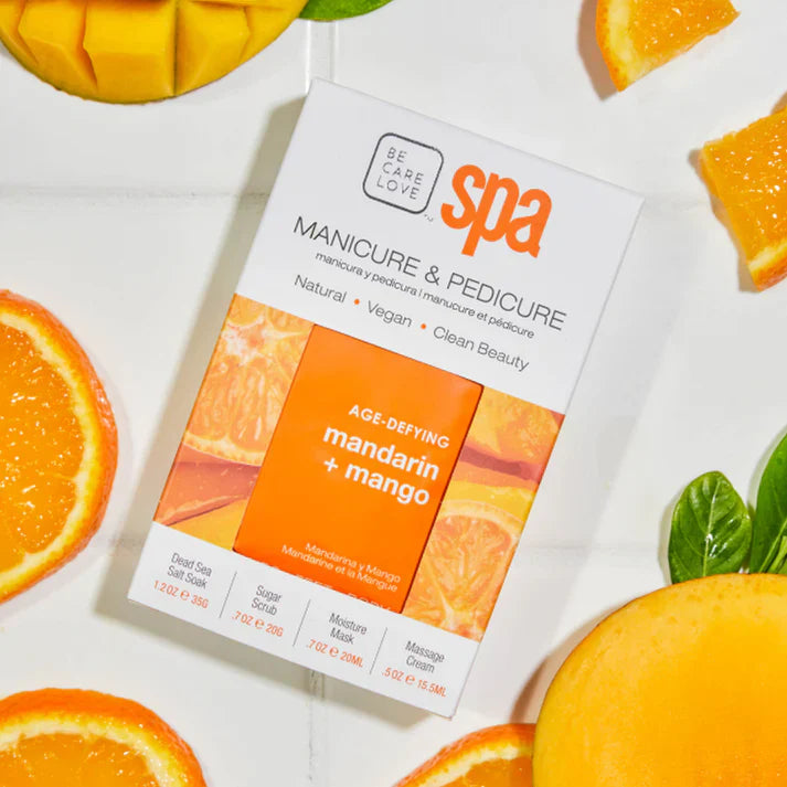 Be Care Love Mandarin and Mango Age-Defying Spa 4 Pcs Set Be Care Love