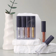 Mansly Liquid Glitter Eyeshadow Set - 4 Pcs Mansly