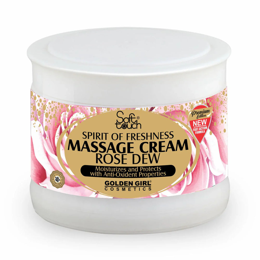 Soft Touch Massage Cream (Rose Dew) 500gm Soft Touch