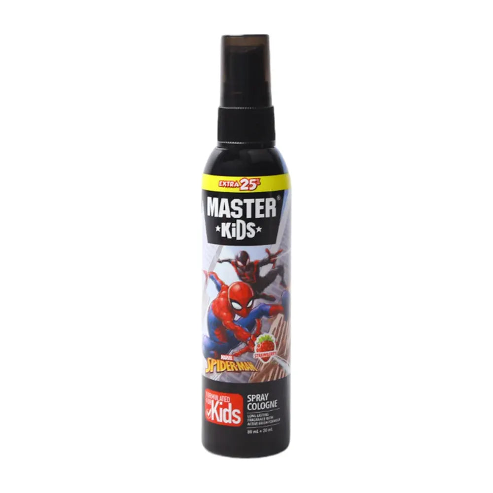 Master Kids Spiderman Spray Cologne - 100ml Master Kids