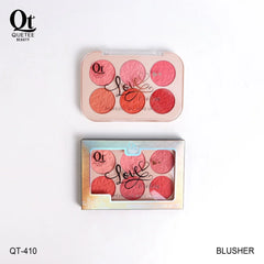 Quetee Beauty Matte 6 Colors Blusher Palette Quetee
