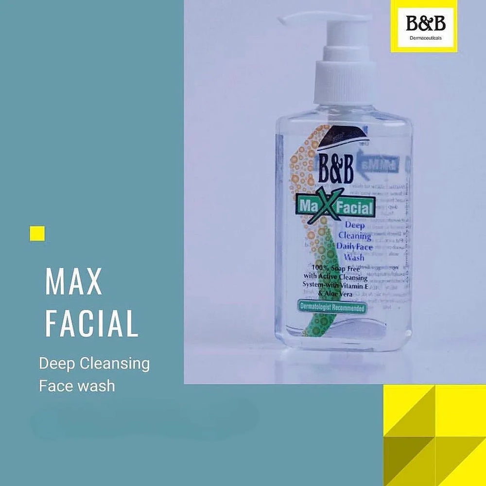B&B Max Facial Deep Cleaning Face Wash B&B