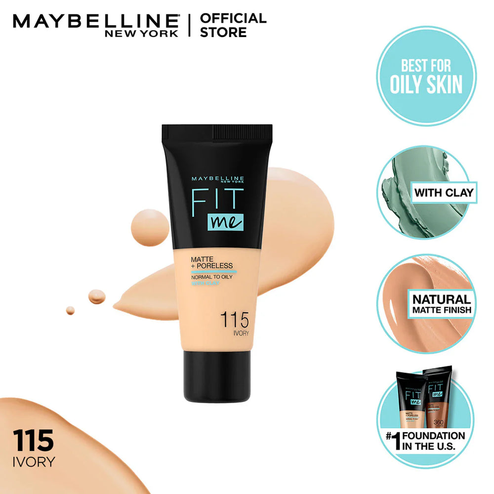 Maybelline - Fit Me Liquid Foundation Matte & Poreless Maybelline