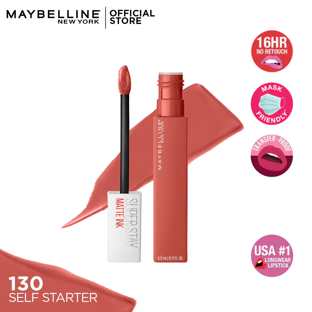 Maybelline - Superstay Matte Ink Liquid Lipstick - 130 Self Starter Maybelline