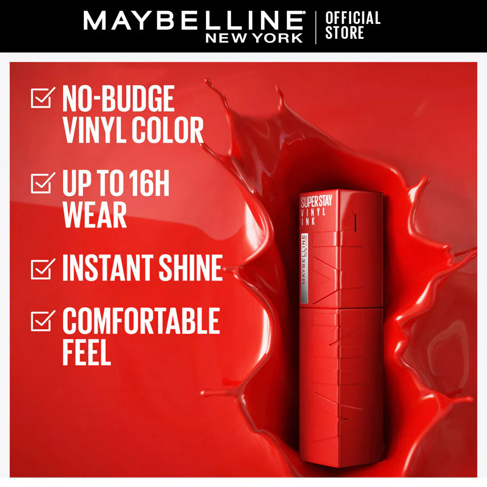Original Maybelline Superstay Vinyl Ink Liquid Lipstick - Unrivaled 69 Maybelline