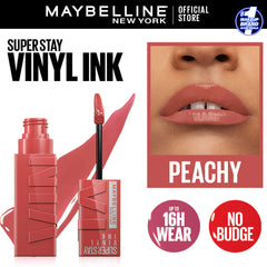 Original Maybelline Superstay Vinyl Ink Liquid Lipstick - Peachy 61 Maybelline