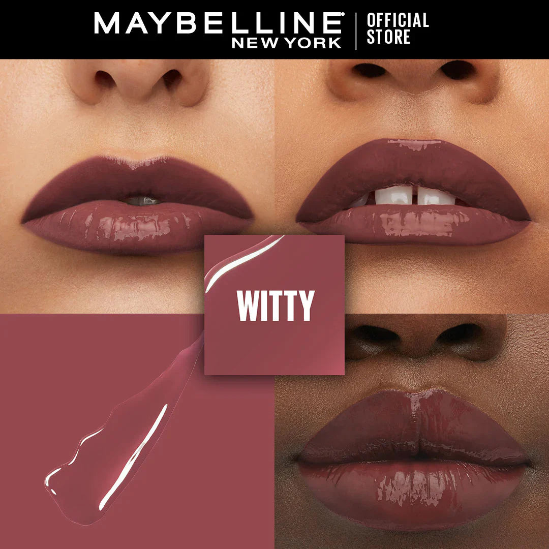 Original Maybelline Superstay Vinyl Ink Liquid Lipstick - Witty 40 Maybelline